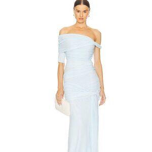 NEW Deme by Gabriella Alba Maxi Dress in Ice Blue NWT - Size Small